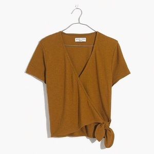 Madewell Texture and Thread Wrap Top